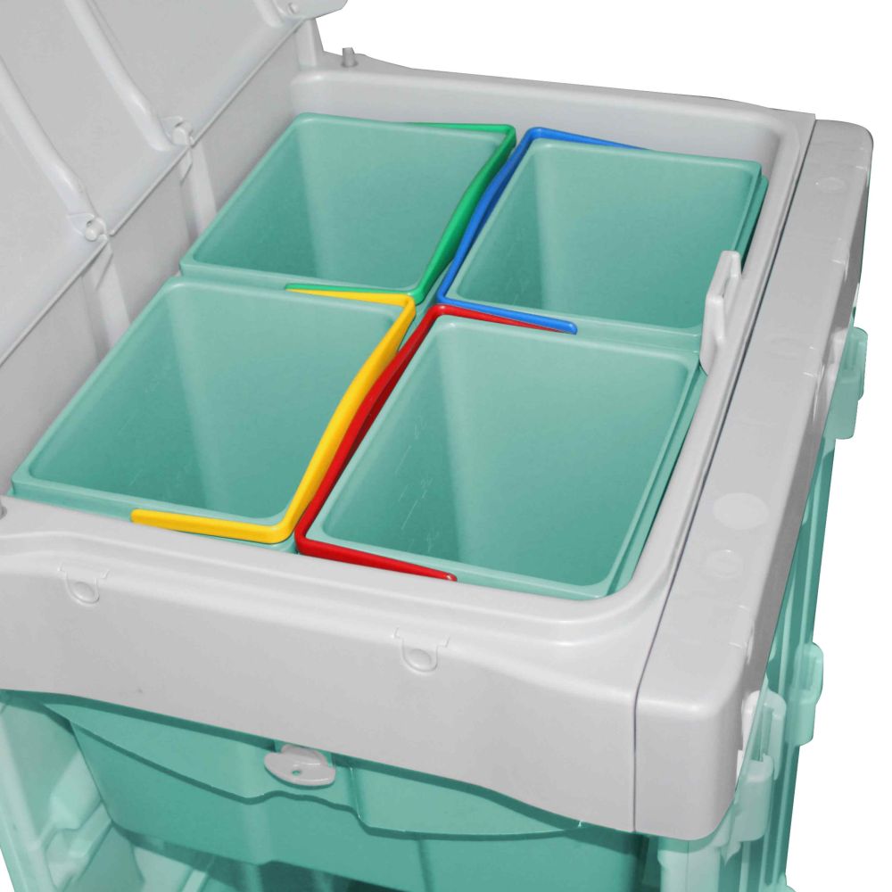 ALPHA AB PLUS 3803702 plastový antibakteriálny vozík – Obrázok 2