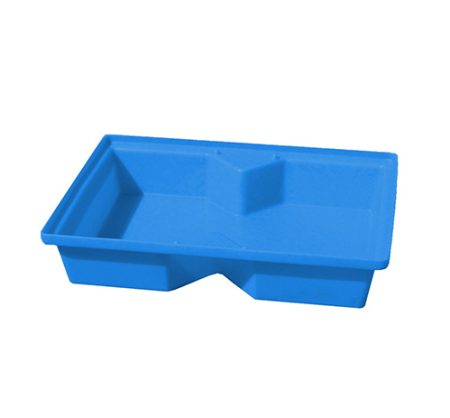 Plastic spill containment tray 40 liters without grate